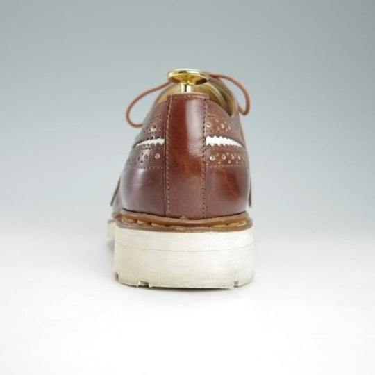 極上★パラブーツ SIZE 6【貴重★District UNITED ARROWS別注/Sevrier】TEXソール/ロングウイング/リスレザー/茶×白/Paraboot★g722