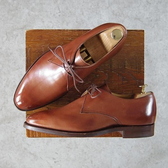 ほぼ未使用★(英)ニュー&リングウッド SIZE 7【貴重★42ND ROYAL HIGHLAND別注/リーガル製】QA31/Vフロント/茶/New&Lingwood★g723