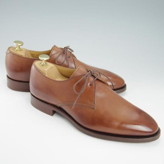 ほぼ未使用★(英)ニュー&リングウッド SIZE 7【貴重★42ND ROYAL HIGHLAND別注/リーガル製】QA31/Vフロント/茶/New&Lingwood★g723