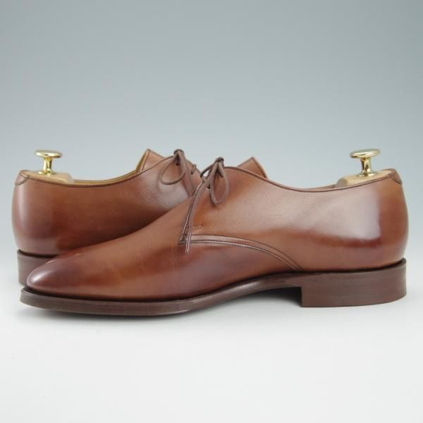 ほぼ未使用★(英)ニュー&リングウッド SIZE 7【貴重★42ND ROYAL HIGHLAND別注/リーガル製】QA31/Vフロント/茶/New&Lingwood★g723