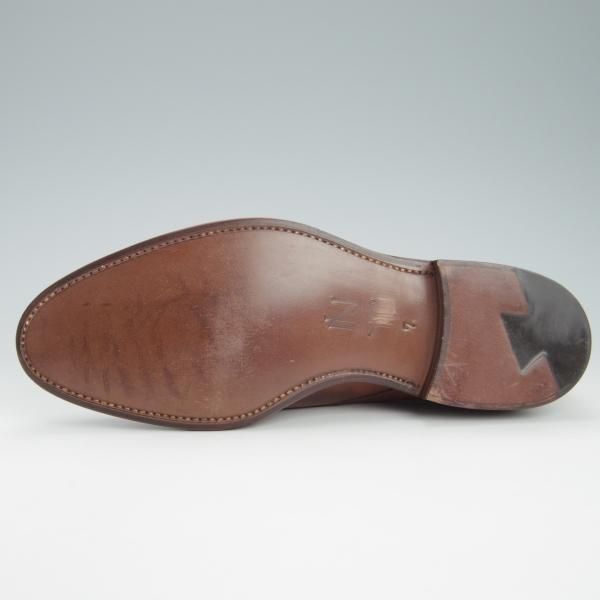 ほぼ未使用★(英)ニュー&リングウッド SIZE 7【貴重★42ND ROYAL HIGHLAND別注/リーガル製】QA31/Vフロント/茶/New&Lingwood★g723