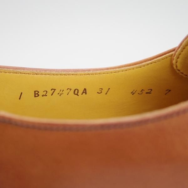 ほぼ未使用★(英)ニュー&リングウッド SIZE 7【貴重★42ND ROYAL HIGHLAND別注/リーガル製】QA31/Vフロント/茶/New&Lingwood★g723