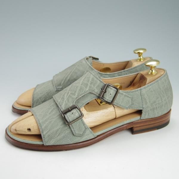 新品★(伊)F.LLIジャコメッティ SIZE 40【定価￥132,000-★象革/エレファントレザー】FG330/サンダル/メンズ/Giacometti★g726