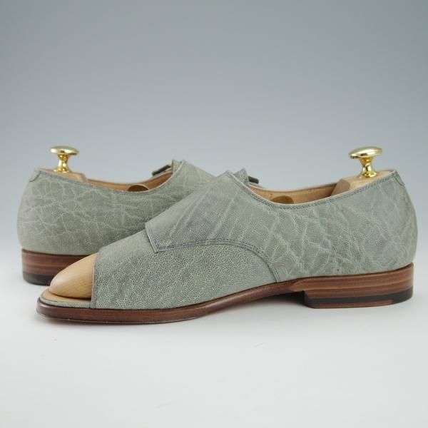 新品★(伊)F.LLIジャコメッティ SIZE 40【定価￥132,000-★象革/エレファントレザー】FG330/サンダル/メンズ/Giacometti★g726