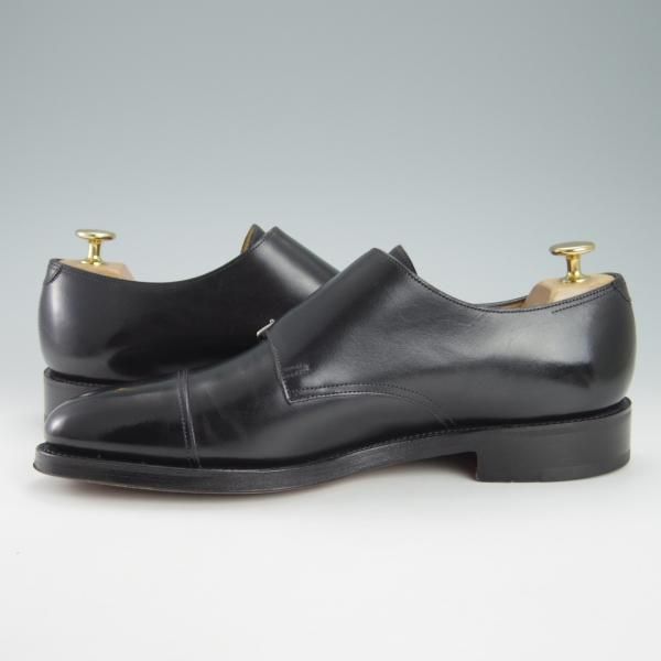 【美品】JOHN LOBB william ブラック5Eジョンロブウィリアム JOHN LOBB】ジョンロブ ウィリアムⅡ ダブルモンク ブラック