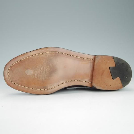 未使用★(米)YUKETEN/ユケテン 8.5C【定価￥118,800-★コードバン仕様/(米)ホーウィン社】705/モカシン/ローファー/赤茶/メンズ★g731