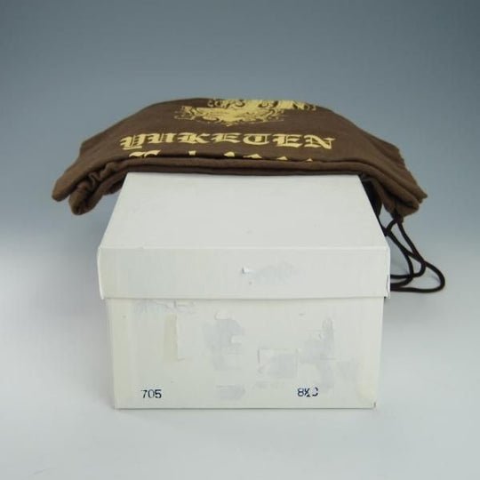 未使用★(米)YUKETEN/ユケテン 8.5C【定価￥118,800-★コードバン仕様/(米)ホーウィン社】705/モカシン/ローファー/赤茶/メンズ★g731