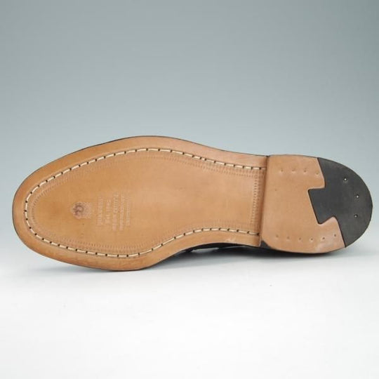 未使用★(米)YUKETEN/ユケテン 8.5C【定価￥118,800-★コードバン仕様/(米)ホーウィン社】705SP/モカシン/ローファー/黒×赤茶★g732