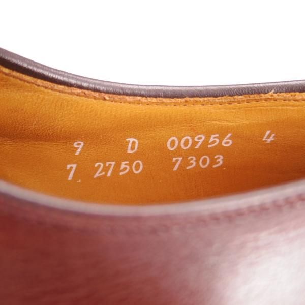 未使用★(米)アレンエドモンズ 9D【現行定価7.5万円程度★プレーントゥ/濃茶】カーフ/メンズ/ALLEN EDMONDS★g734