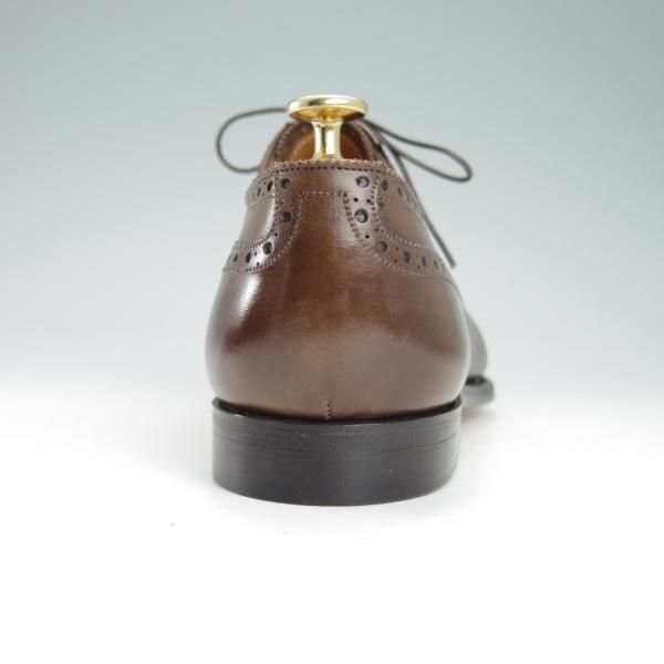 未使用★(英)グレンソン 7.5F【現行定価￥74,800-★footmaster/フットマスター/OXFORD】22352/セミブローグ/カーフ/茶/GRENSON★g735