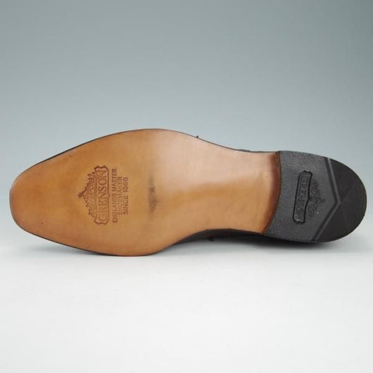 未使用★(英)グレンソン 7.5F【現行定価￥74,800-★footmaster/フットマスター/OXFORD】22352/セミブローグ/カーフ/茶/GRENSON★g735