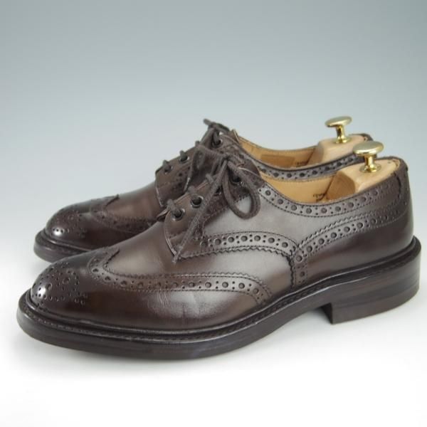 極上★トリッカーズ SIZE 7【定価￥90,200-★ダイナイトソール仕様/BOURTON/バートン】5633/カントリーシューズ/濃茶/Tricker's★g736