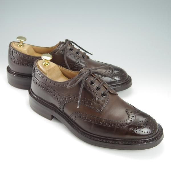 極上★トリッカーズ SIZE 7【定価￥90,200-★ダイナイトソール仕様/BOURTON/バートン】5633/カントリーシューズ/濃茶/Tricker's★g736