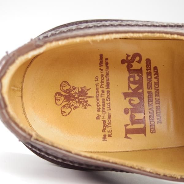 極上★トリッカーズ SIZE 7【定価￥90,200-★ダイナイトソール仕様/BOURTON/バートン】5633/カントリーシューズ/濃茶/Tricker's★g736