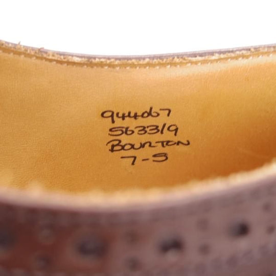 極上★トリッカーズ SIZE 7【定価￥90,200-★ダイナイトソール仕様/BOURTON/バートン】5633/カントリーシューズ/濃茶/Tricker's★g736