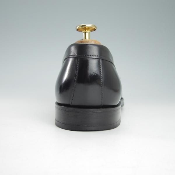 極上★(英)チーニー 7F【定価￥78,100-★HUDSON/ハドソン】5203ラスト/コインローファー/カーフ/黒/メンズ/CHEANEY★g740