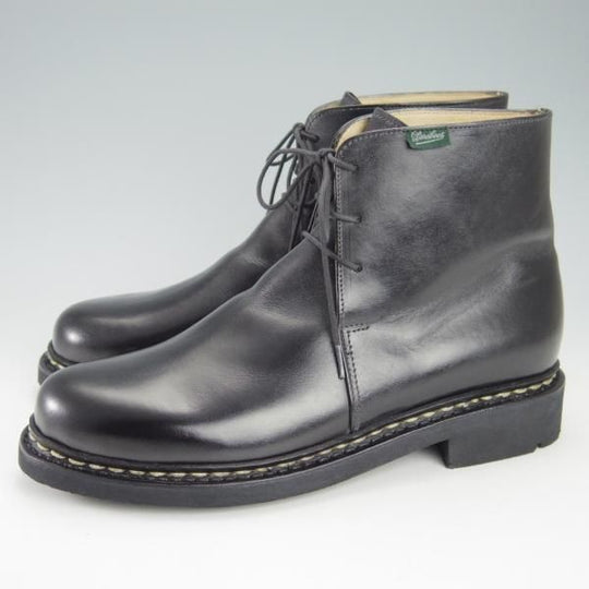 新品★パラブーツ SIZE 6.5【定価￥71,500-★ブロワ/BLOIS】TEXソール/チャッカブーツ/リスレザー/NOIRE/黒/Paraboot★g741