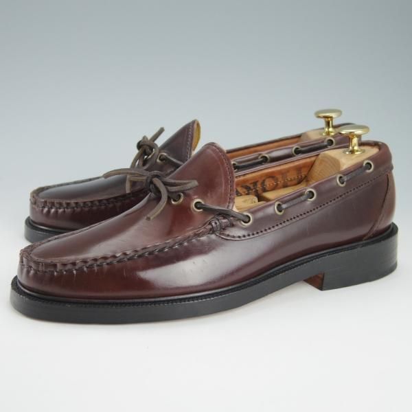 未使用★(米)YUKETEN/ユケテン 8C【定価￥118,800-★コードバン仕様/(米)ホーウィン社】705/モカシン/ローファー/赤茶/メンズ★g747