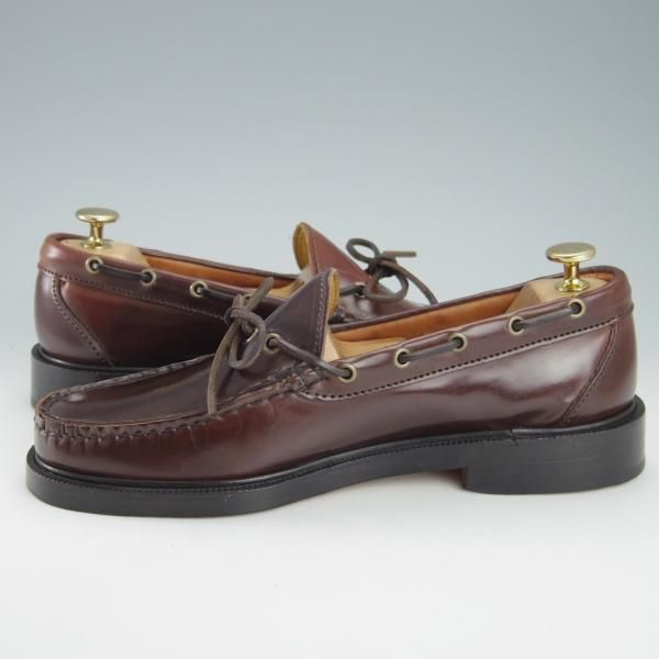 未使用★(米)YUKETEN/ユケテン 8C【定価￥118,800-★コードバン仕様/(米)ホーウィン社】705/モカシン/ローファー/赤茶/メンズ★g747