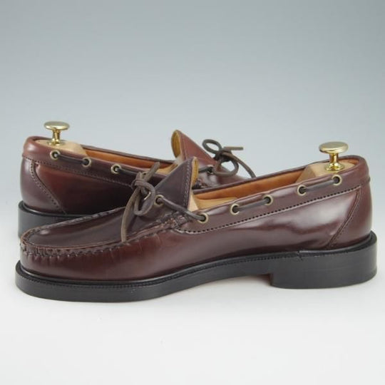 未使用★(米)YUKETEN/ユケテン 8C【定価￥118,800-★コードバン仕様/(米)ホーウィン社】705/モカシン/ローファー/赤茶/メンズ★g747