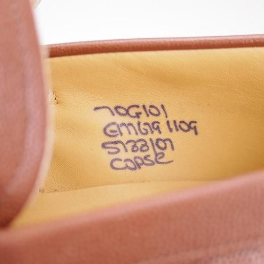 極美品★チャーチ 70G/UK7【★コインローファー/COPSE】101ラスト/グレインレザー/茶/メンズ/Church's★g748