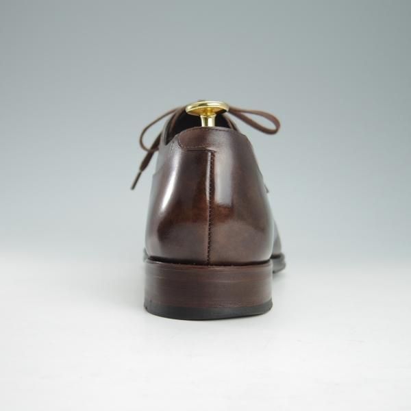 美品★シェットランドフォックス SIZE 7.5【モデル定価￥50,600-★アバディーン/536F】ストレートチップ/カーフ/濃茶/Shetlandfox★g750