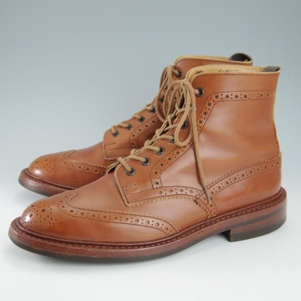 極上★トリッカーズ SIZE 8【現行定価￥96,200-★ダイナイトソール仕様/モールトン】M2508/マロンアンティーク/カントリーブーツ/Tricker's★g752
