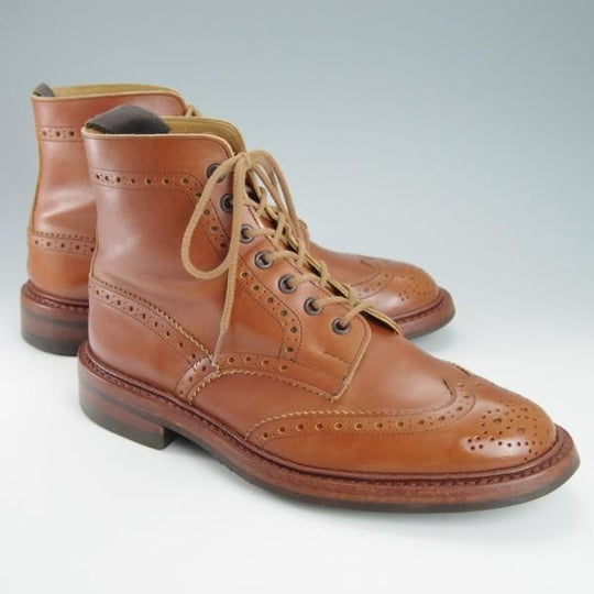 極上★トリッカーズ SIZE 8【現行定価￥96,200-★ダイナイトソール仕様/モールトン】M2508/マロンアンティーク/カントリーブーツ/Tricker's★g752