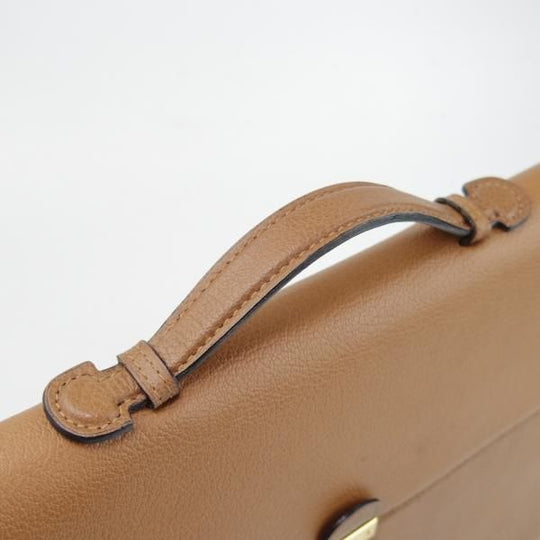 ★(伊)サルヴァトーレ・フェラガモ/Ferragamo【定価10万円以上★レザー/ブリーフケース】メンズ/ビジネス/バッグ/茶/革/鞄/Salvatore★N5711