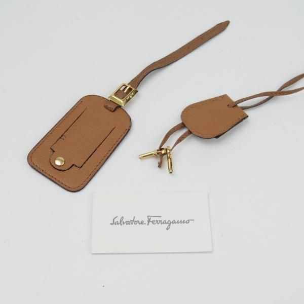 ★(伊)サルヴァトーレ・フェラガモ/Ferragamo【定価10万円以上★レザー/ブリーフケース】メンズ/ビジネス/バッグ/茶/革/鞄/Salvatore★N5711