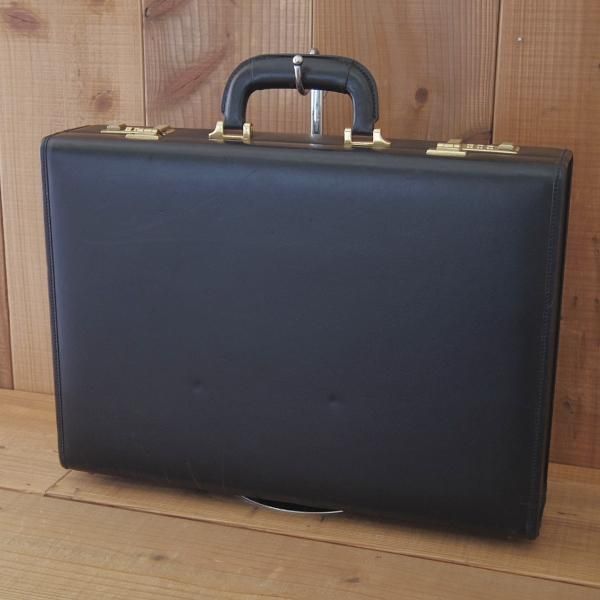 極上★コーチ/COACH【★レザー/アタッシュケース】メンズ/ビジネス/バッグ/革/黒/ブリーフケース/鞄★N5712