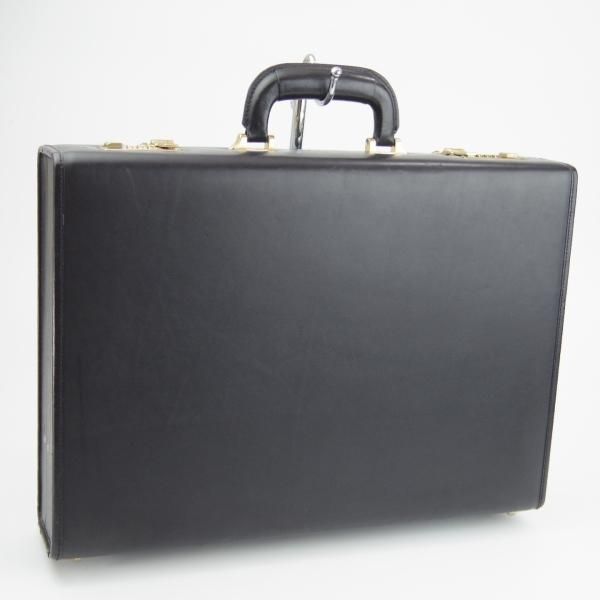 極上★コーチ/COACH【★レザー/アタッシュケース】メンズ/ビジネス/バッグ/革/黒/ブリーフケース/鞄★N5712