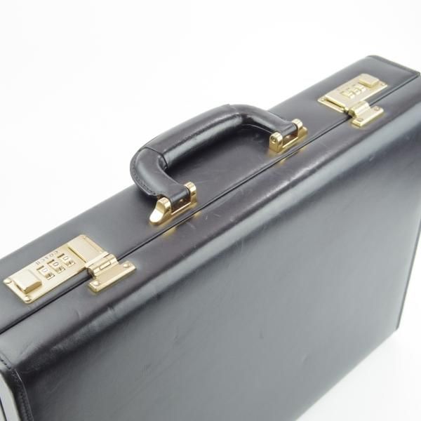 極上★コーチ/COACH【★レザー/アタッシュケース】メンズ/ビジネス/バッグ/革/黒/ブリーフケース/鞄★N5712