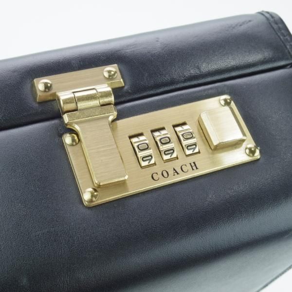 極上★コーチ/COACH【★レザー/アタッシュケース】メンズ/ビジネス/バッグ/革/黒/ブリーフケース/鞄★N5712