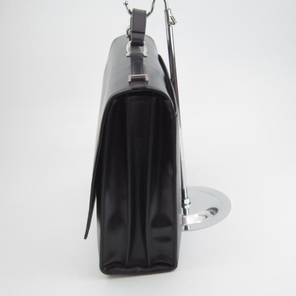 極上★(伊)サルヴァトーレ・フェラガモ/Ferragamo【定価10万円以上★レザー/ブリーフケース】ビジネス/バッグ/黒/革/鞄/Salvatore★N5713