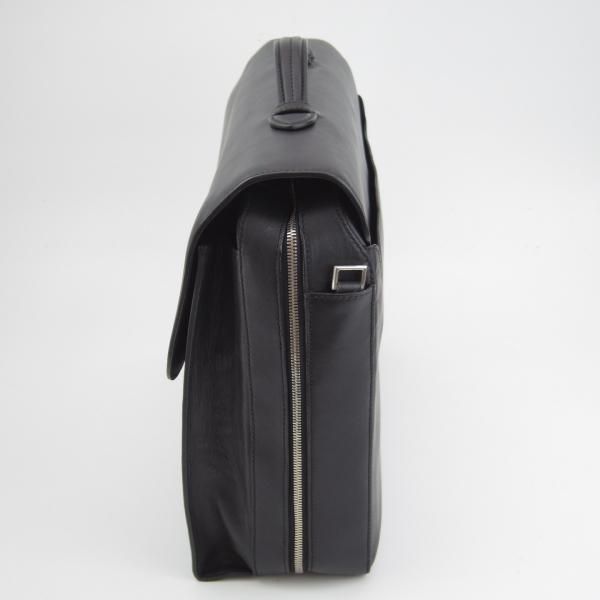 極上★(伊製)ダンヒル/dunhill【ノートPC収納可★オーバーナイトバッグ/大型ブリーフケース】レザー/メンズ/ビジネス/バッグ/黒/鞄★N5714