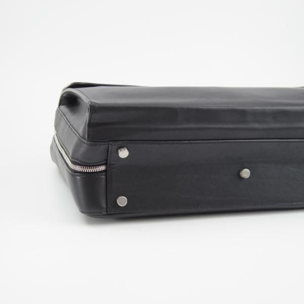 極上★(伊製)ダンヒル/dunhill【ノートPC収納可★オーバーナイトバッグ/大型ブリーフケース】レザー/メンズ/ビジネス/バッグ/黒/鞄★N5714