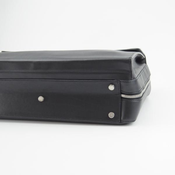 極上★(伊製)ダンヒル/dunhill【ノートPC収納可★オーバーナイトバッグ/大型ブリーフケース】レザー/メンズ/ビジネス/バッグ/黒/鞄★N5714
