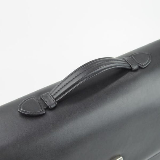 極上★(伊製)ダンヒル/dunhill【ノートPC収納可★オーバーナイトバッグ/大型ブリーフケース】レザー/メンズ/ビジネス/バッグ/黒/鞄★N5714