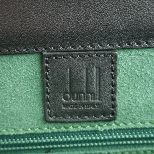 極上★(伊製)ダンヒル/dunhill【ノートPC収納可★オーバーナイトバッグ/大型ブリーフケース】レザー/メンズ/ビジネス/バッグ/黒/鞄★N5714