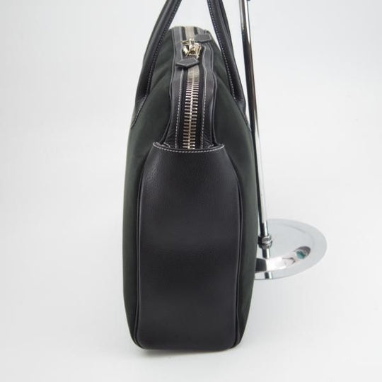 極美品★シセイ/cisei【コンビ仕様★レザー×スエード/トゥモローランド別注】ブリーフケース/メンズ/ビジネス/バッグ/黒/鞄/チセイ★N5715