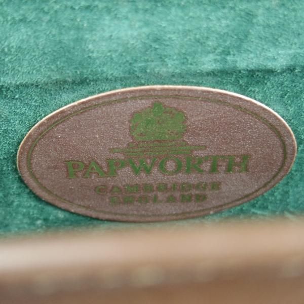 極美品★(英)パップワース/PAPWORTH【現行定価30万円程度★ブライドルレザー仕様/ブリーフケース】濃茶/ビジネス/バッグ/鞄★N5718