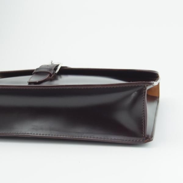 極美品★K.T.ルイストン/K.T.LEWISTON【貴重★コードバン仕様/ブリーフケース】メンズ/ビジネス/バッグ/赤茶/革/鞄/ラコタハウス★N5719