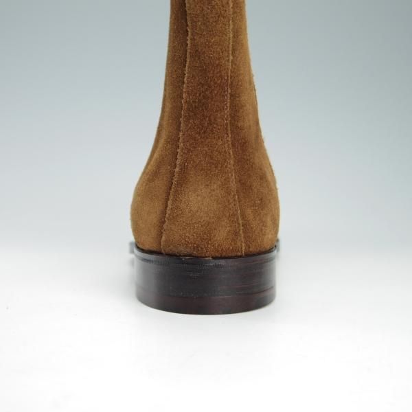 未使用★(英)アルフレッド・サージェント 8.5EX【★サイドゴアブーツ/N.Y.R別注】99ラスト/スエード/茶/メンズ/Alfred Sargent★g757