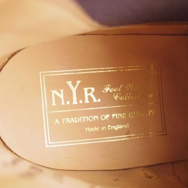 未使用★(英)アルフレッド・サージェント 8.5EX【★サイドゴアブーツ/N.Y.R別注】99ラスト/スエード/茶/メンズ/Alfred Sargent★g757