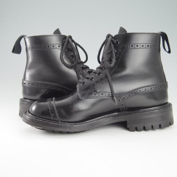 極美品★トリッカーズ(レディース) SIZE 4【貴重★コムデギャルソン別注/ジュンヤワタナベ】M7527/カントリーブーツ/黒/Tricker's★g758