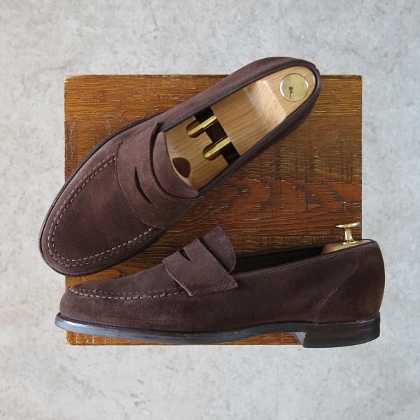 極上☆クロケット&ジョーンズ 7E【☆コインローファー/CITYソール