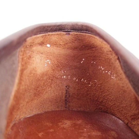 極上★クロケット&ジョーンズ 7E【★コインローファー/CITYソール】スエード/茶/メンズ/Crockett&Jones★g759