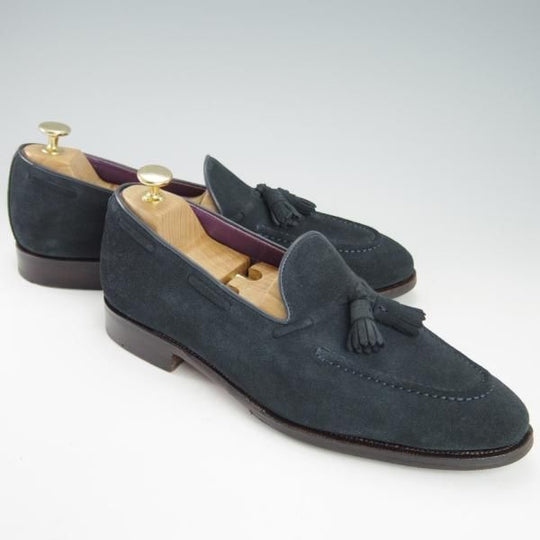 極上★(スペイン製)CARMINA/カルミナ SIZE 8【モデル定価￥72,600-★MEERMIN別注/80289】UETAMラスト/タッセルローファー/スエード★g760