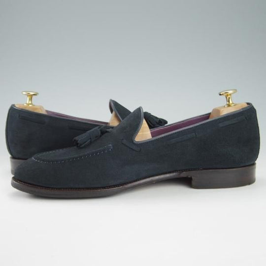 極上★(スペイン製)CARMINA/カルミナ SIZE 8【モデル定価￥72,600-★MEERMIN別注/80289】UETAMラスト/タッセルローファー/スエード★g760